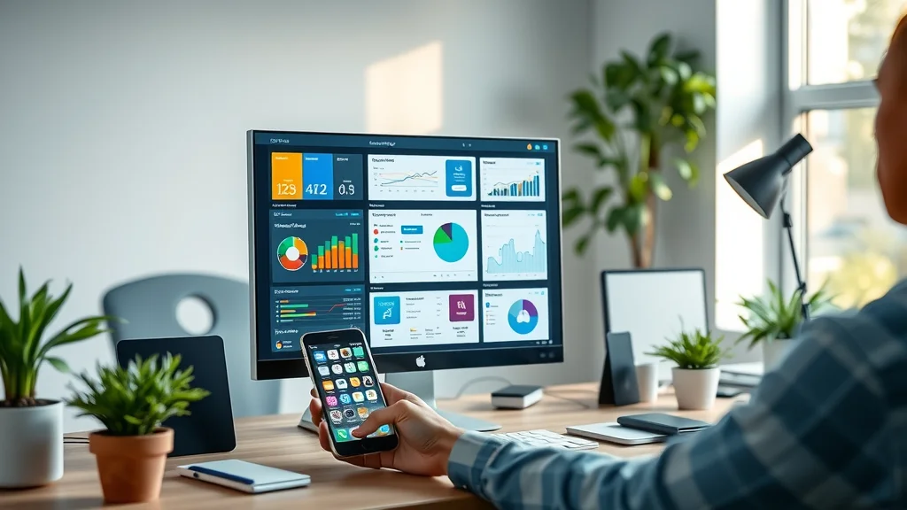 Graphical overview of software application icons for small business apps and solutions