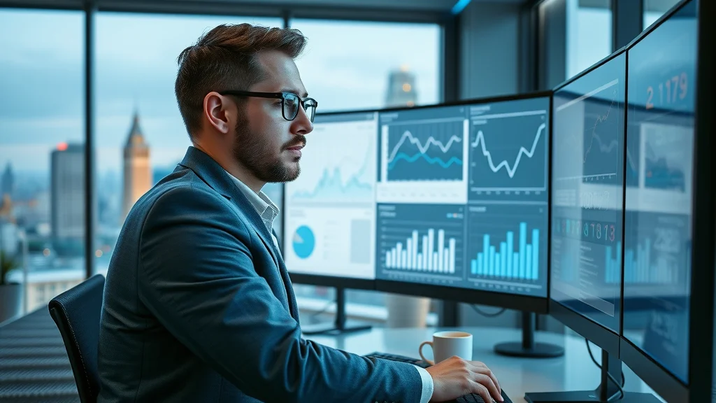 Entrepreneur using business intelligence software applications for data-driven decisions