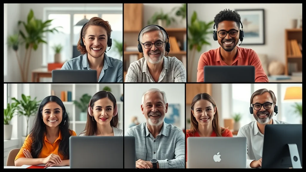 Remote small teams using business apps for communication and collaboration