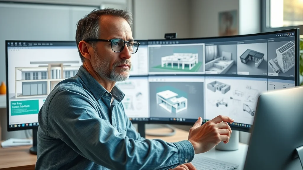 architect moving between building and product models using Fusion 360 software architecture tool for interior and commercial design