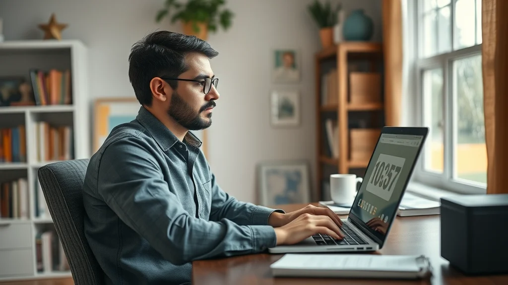 Remote employee logging work hours from home using time tracking software on laptop, remote work and productivity monitoring