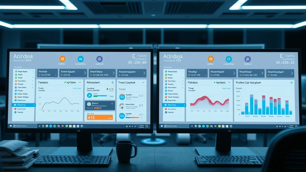 Side-by-side dashboards of leading helpdesk software for customer service and desk support solutions