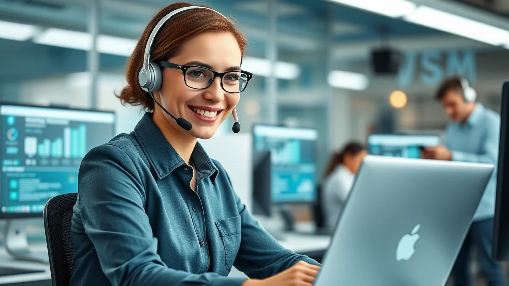 Support consultant assisting a business with CHLabs.co.uk communication software