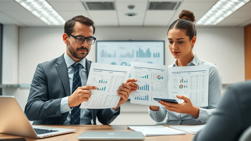 Side-by-side HR payroll software comparison for small business in boardroom setting